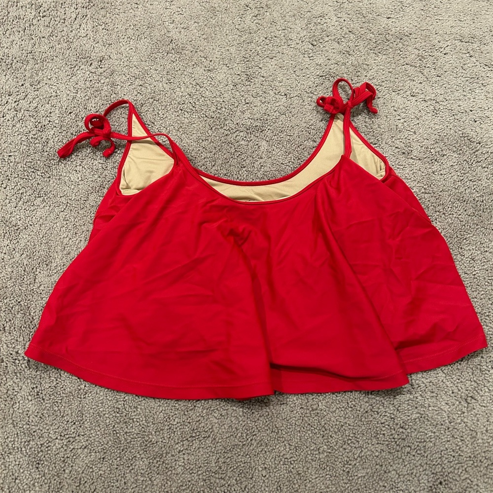 Kortni Jeane Swing Swim Top with Tie Straps